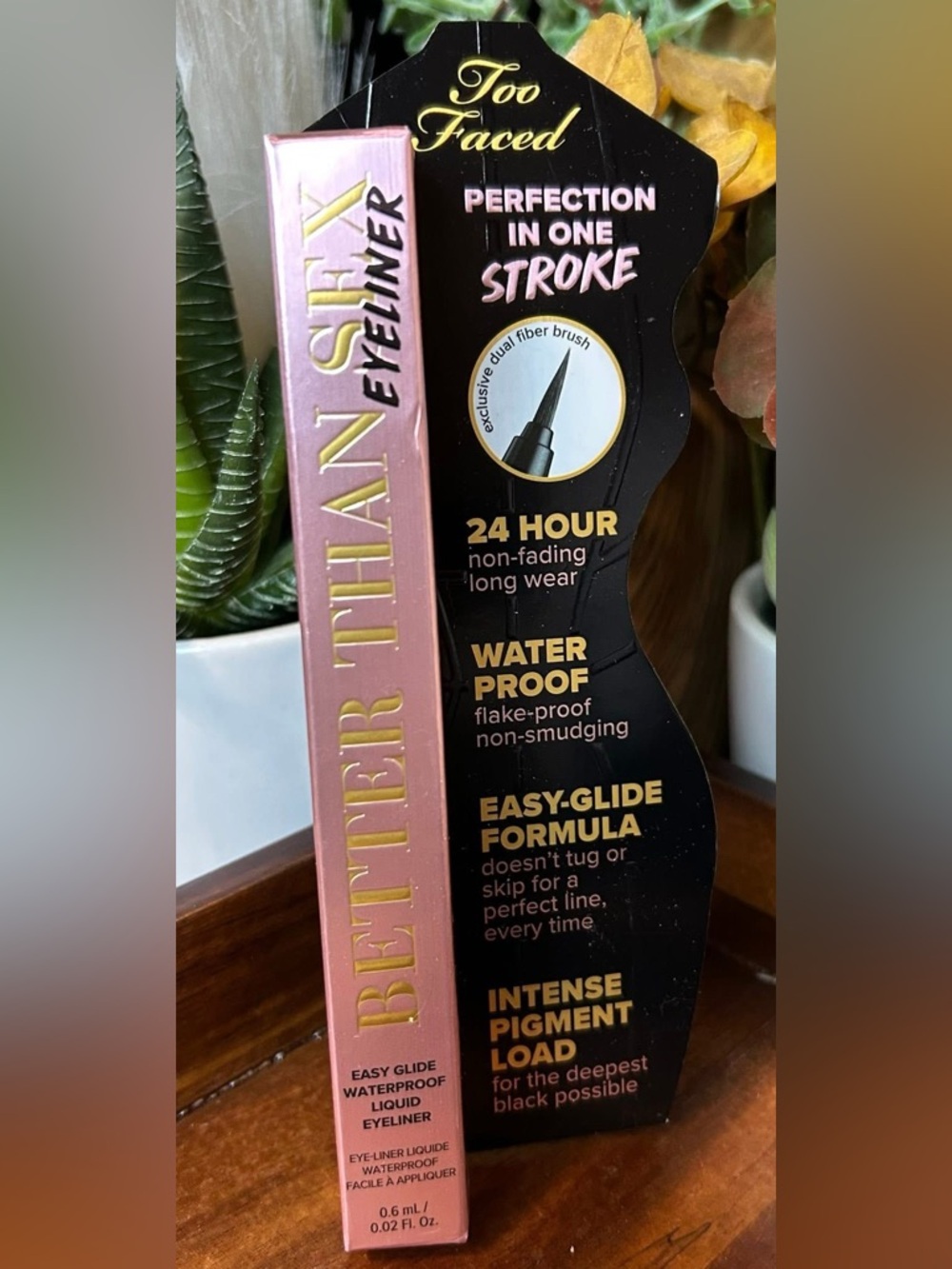 Too Faced Deepest Black Better Than Sex Easy Glide Waterproof Liquid Eyeliner